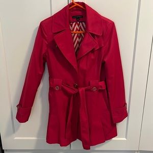 Via Spiga Pink Trenchcoat Raincoat - EUC